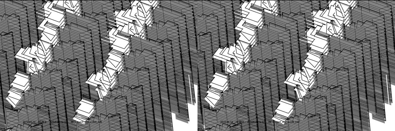 Graphical representation of an arrangement of generated grey areas