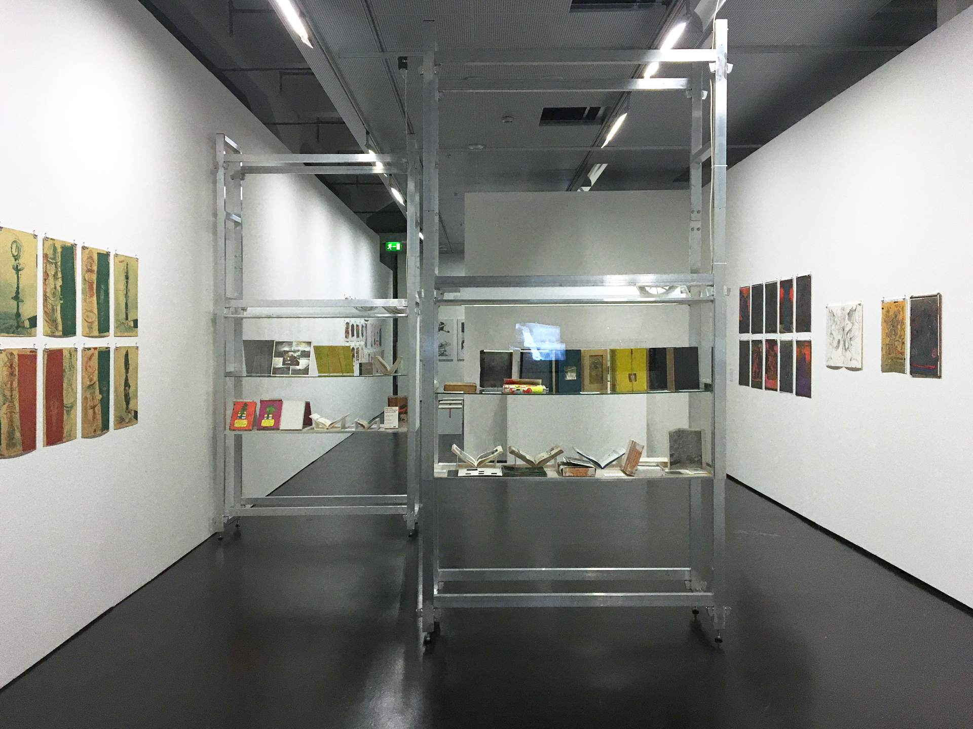 View of the exhibition »Hansjörg Mayer. The Smell of Ink«