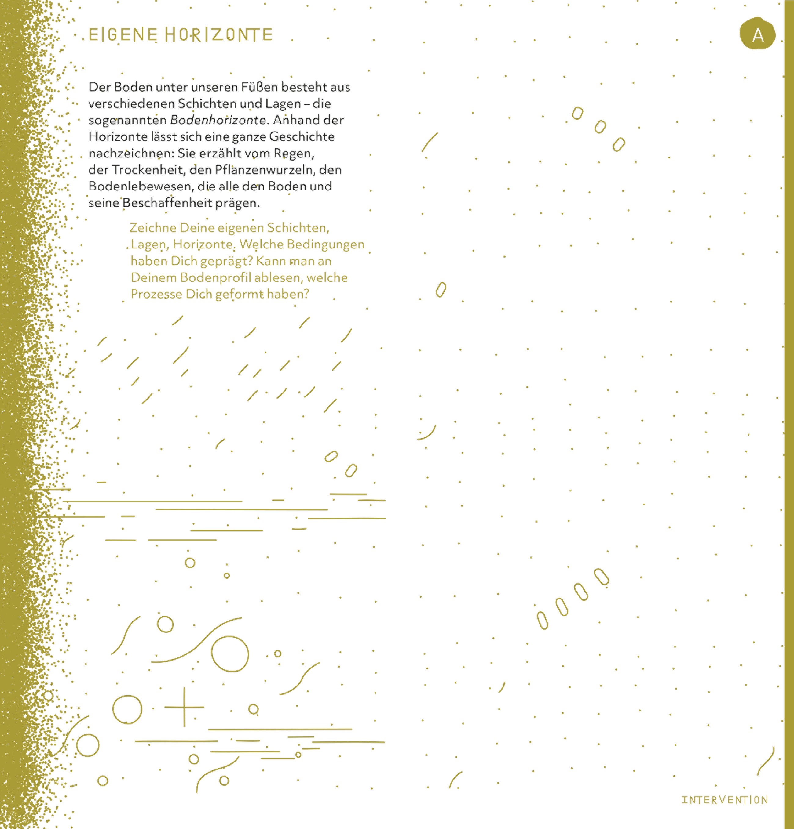 Page view of the Critical Zones exhibition brochure