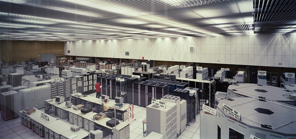 CERN Computer, control rooms, Geneva Switzerland