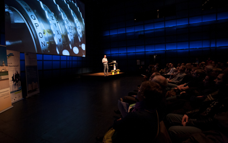 Präsentation im ZKM_Medientheater