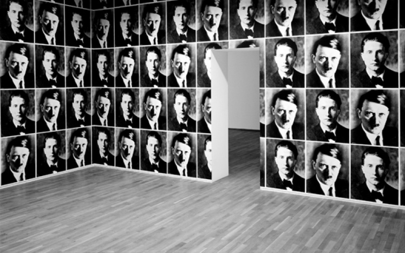 Portraits on a wall