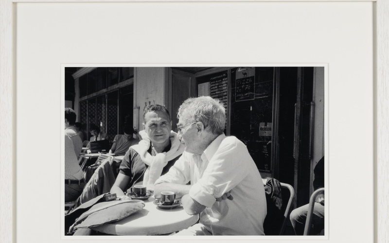 The last encounter of friends & former lovers John Giorno and Brion in May 1986 in front of Brion’s home in Paris. In mid-July Brion would pass on