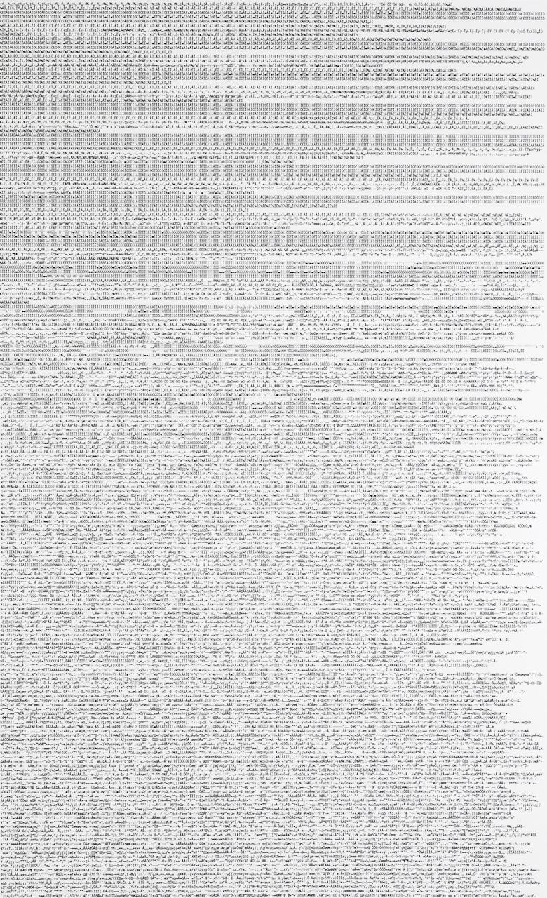 Full-size representation of a computer code