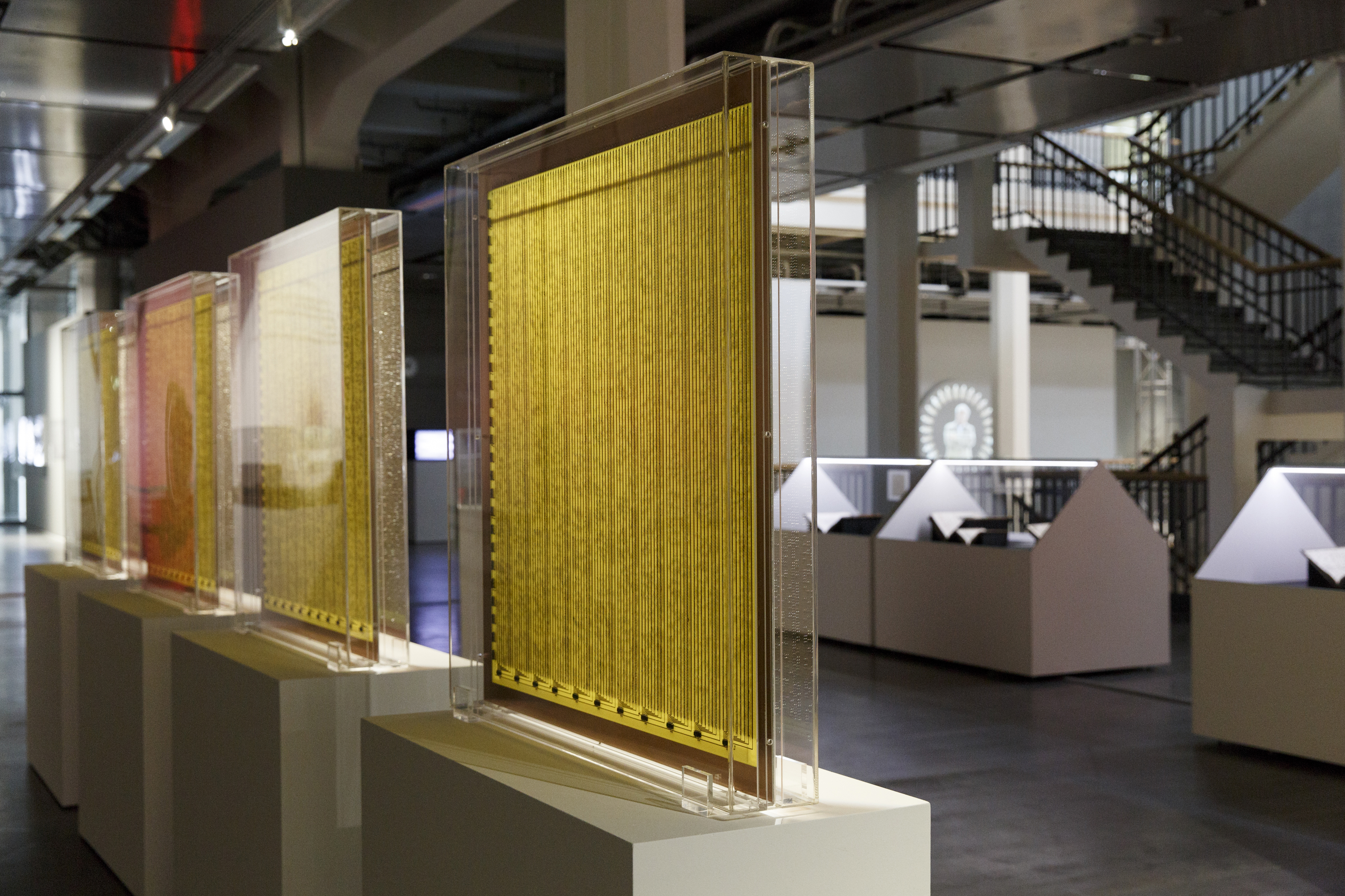 Exhibition view »DIA-LOGOs. Ramon Llull and the ars combinatoria« 