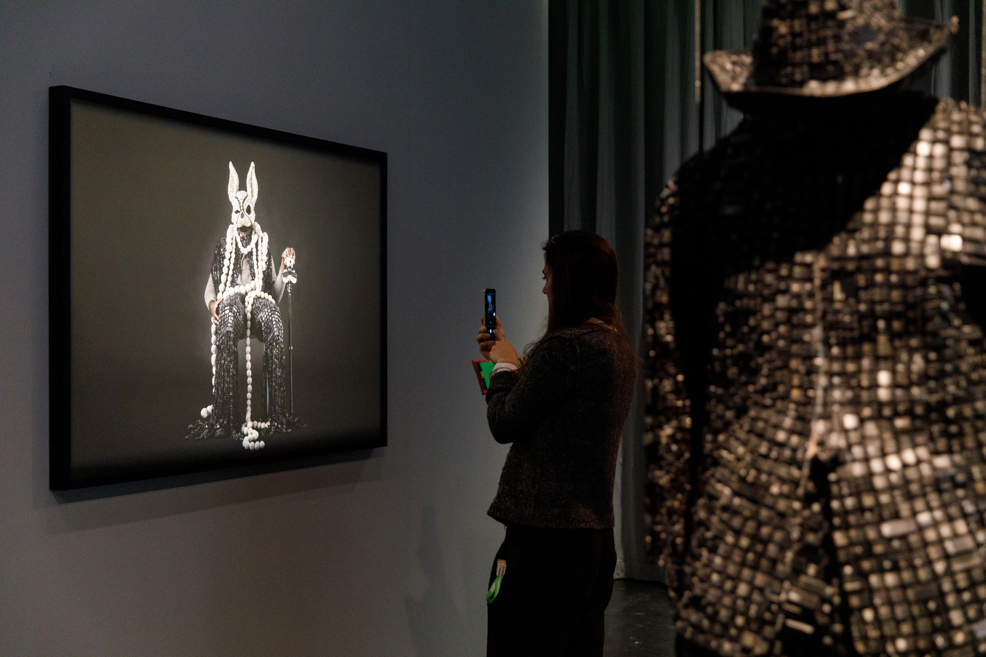 Blick in die Ausstellung »Digital Imaginaries – Africas in Production«