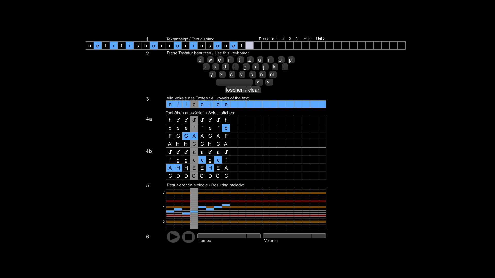 screenshot of the work »Guido's Code #B«