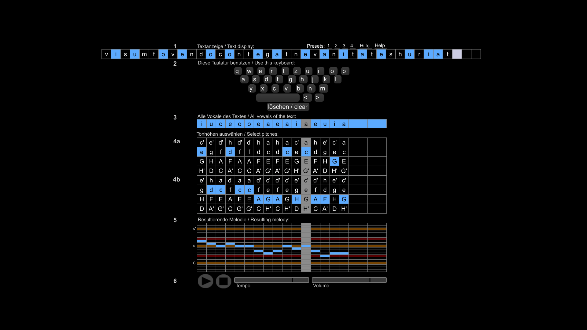 screenshot of the work »Guido's Code #B«