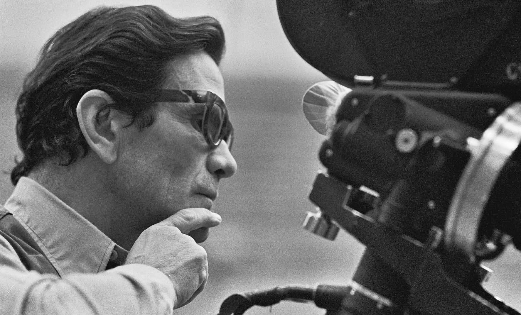 Pier Pasolini bei Dreharbeiten für den Film »Salò o le 120 Giornate di Sodoma« in Rom, 1975