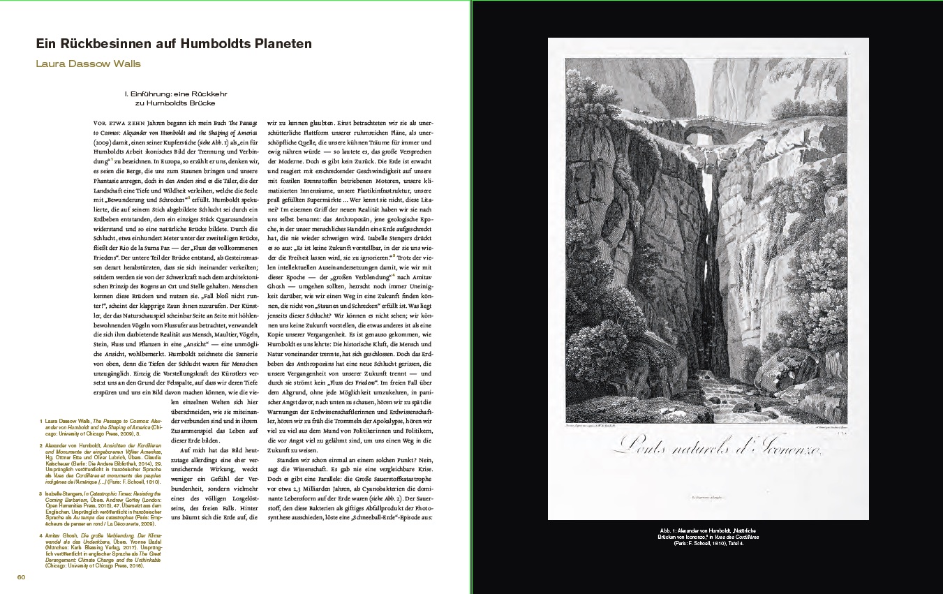 Page view of the publication »Critical Zones«, text on page 46 and 47