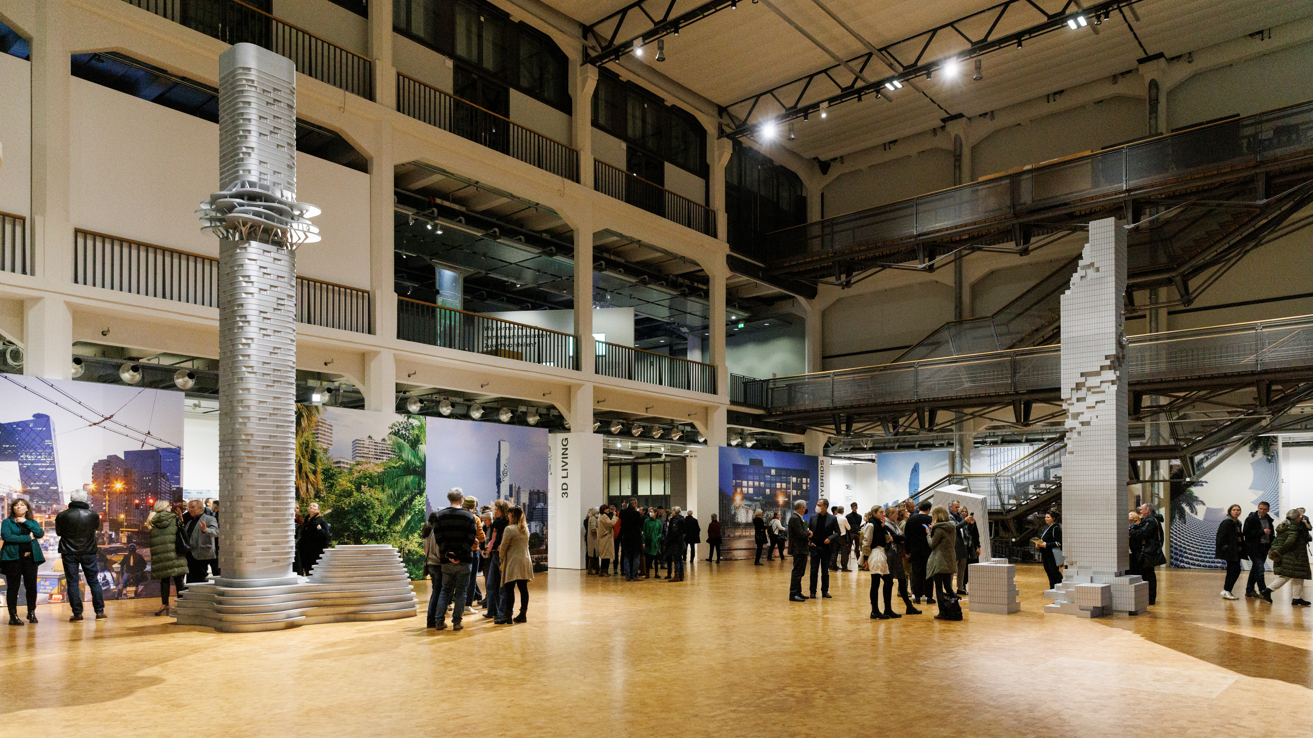 Exhibition view ole scheeren : spaces of life at ZKM | Center for Art and Media Karlsruhe, 2022.