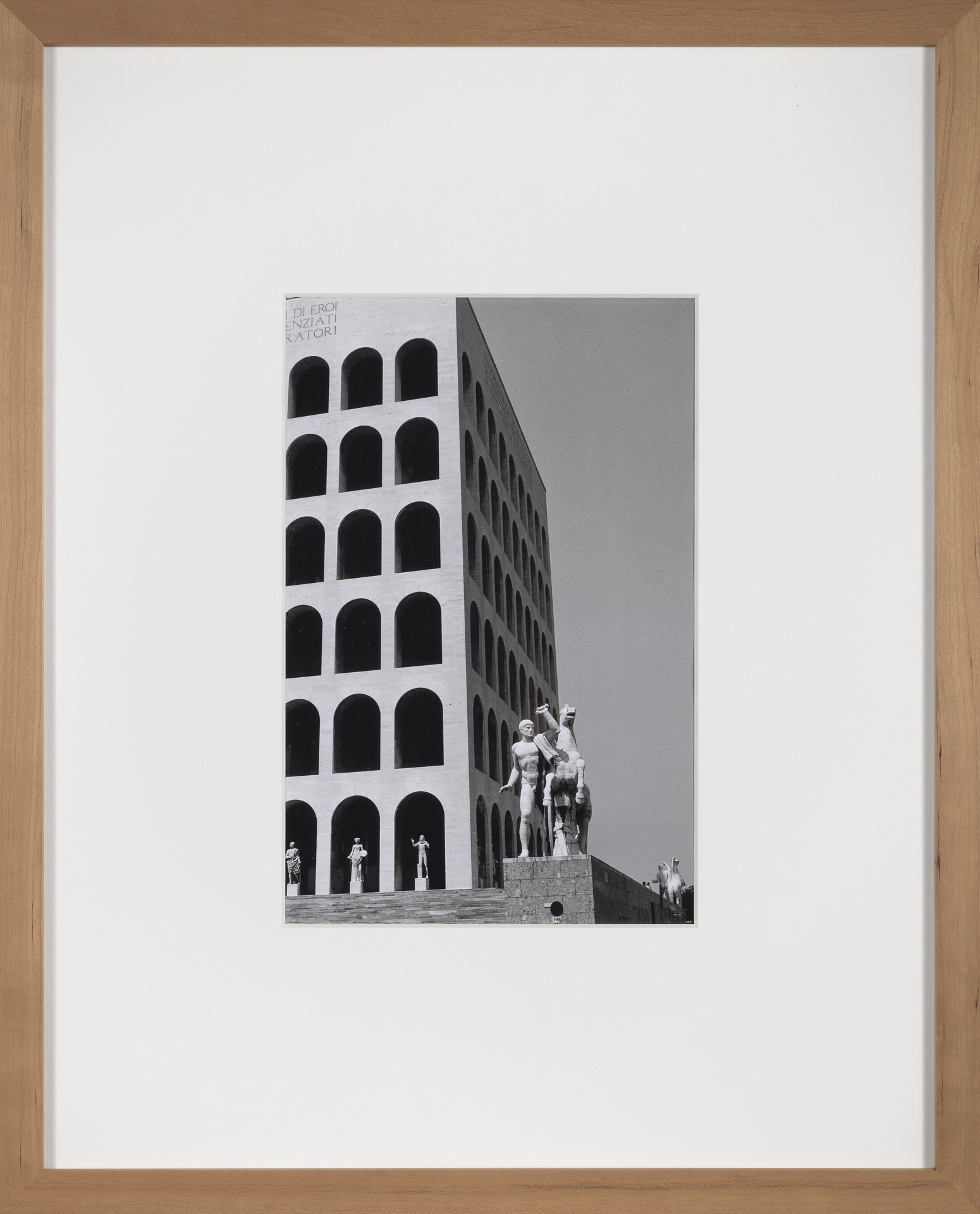 ROM. PALAZZO DELLA CIVILTÀ ITALIANA, ESPOSIZIONE UNIVERSALE, 1942, ERNESTO B. LA PADULA, GIOVANNI GUERRINI, MARIO ROMANO