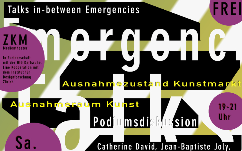 Poster der Konferenz »Talks in-between Emergencies«